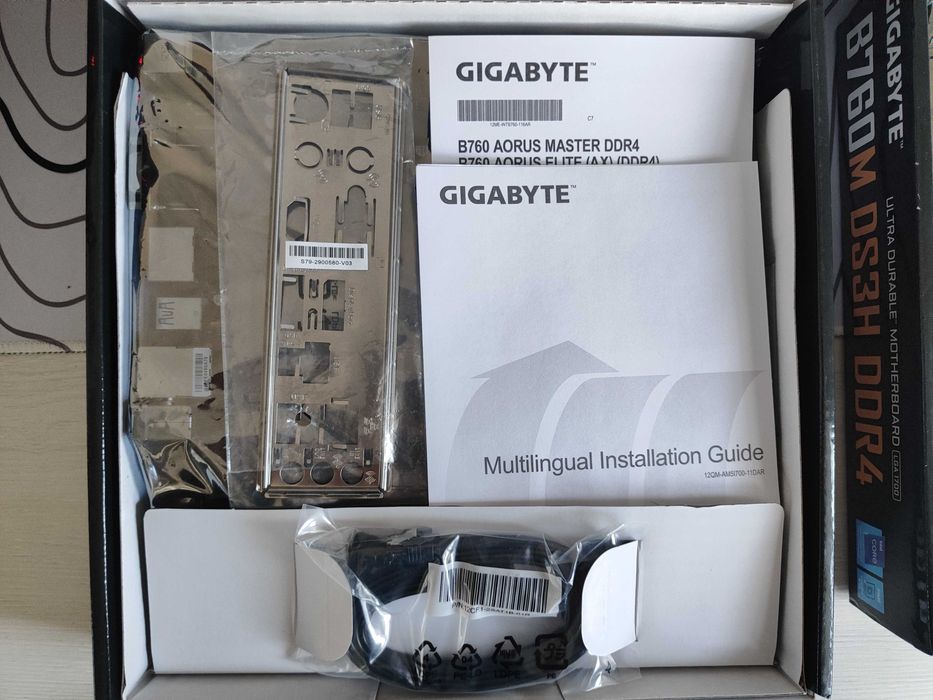 Комплект i7-12700KF, Gigabyte B760M DS3H, 16DDR4, кулер