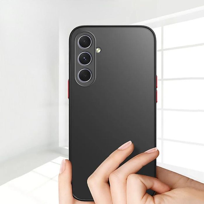 Цветен кейс rock за samsung galaxy a17 черен