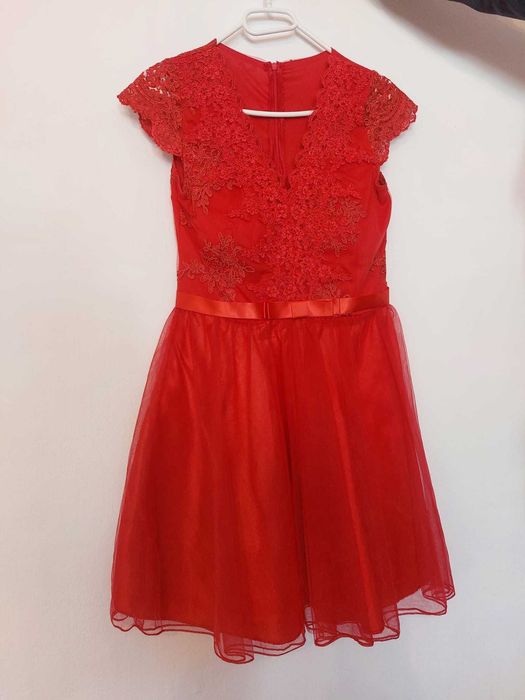 Rochie fete cu dantelă