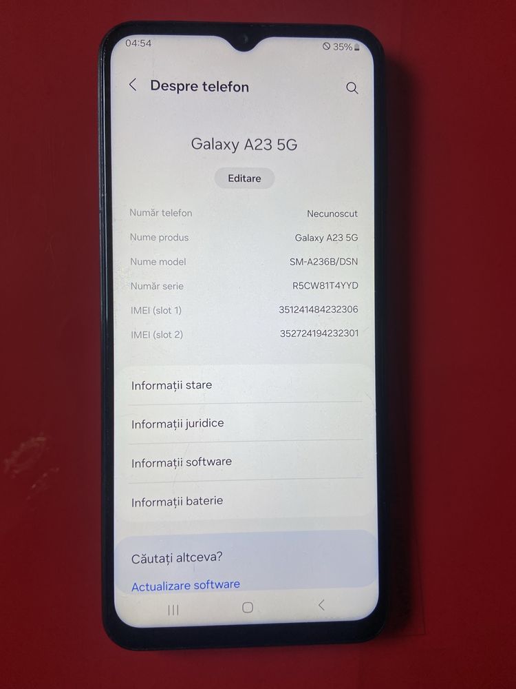 Vând Samsung Galaxy A23 5G 400 lei ‼️‼️‼️în stare foarte buna