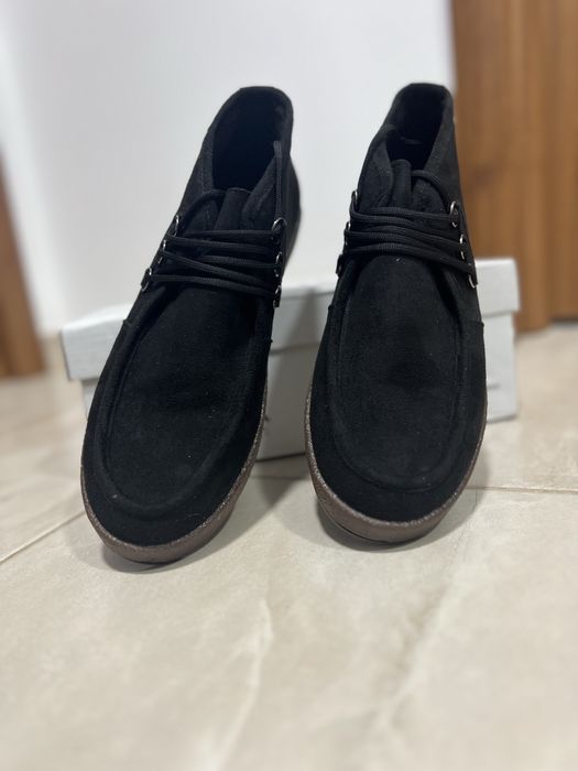 Pantofi piele întoarsă model nou