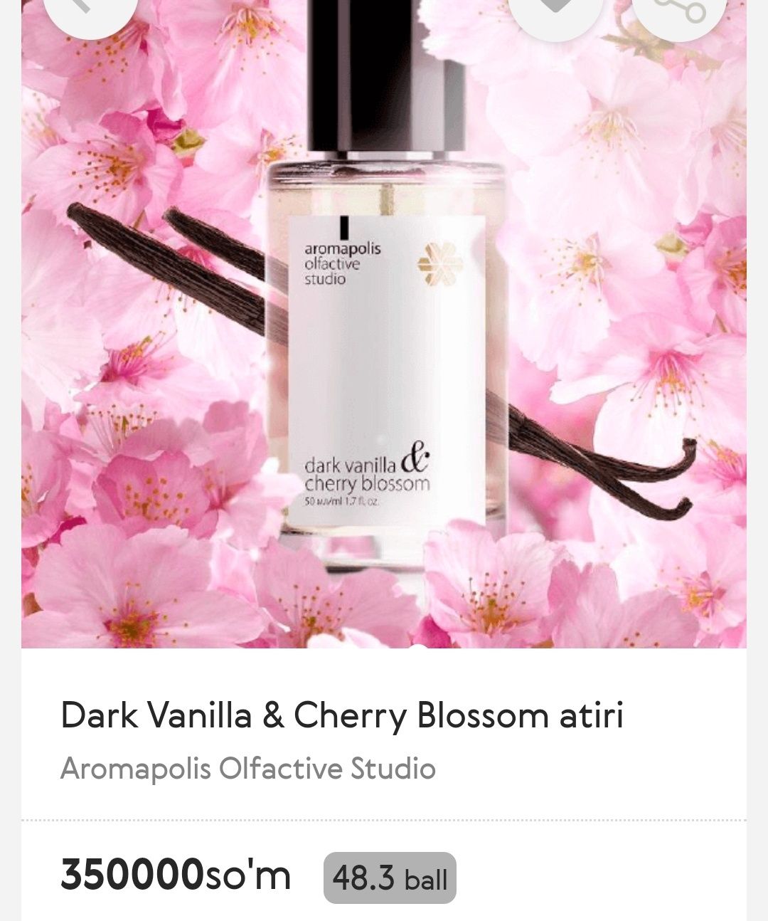Dark Vannilla &Cherry Blossom  atri Siberian Wellness