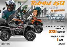 ATV, Motociclete, SXS SH in Rate/Leasing (CFMOTO,KTM,Husqvarna)