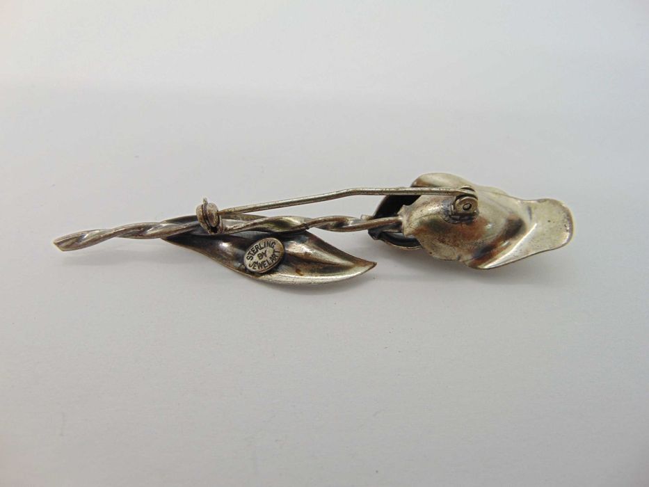 Brosa floare din argint Jewelart