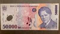 Bancnotă Românească vechie 50000 lei (cincizeci mi de lei)