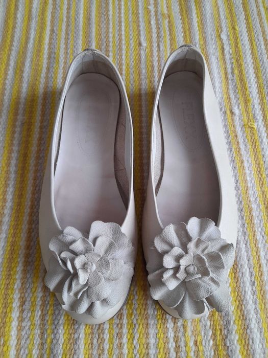 Balerini Flexx 35, piele fina