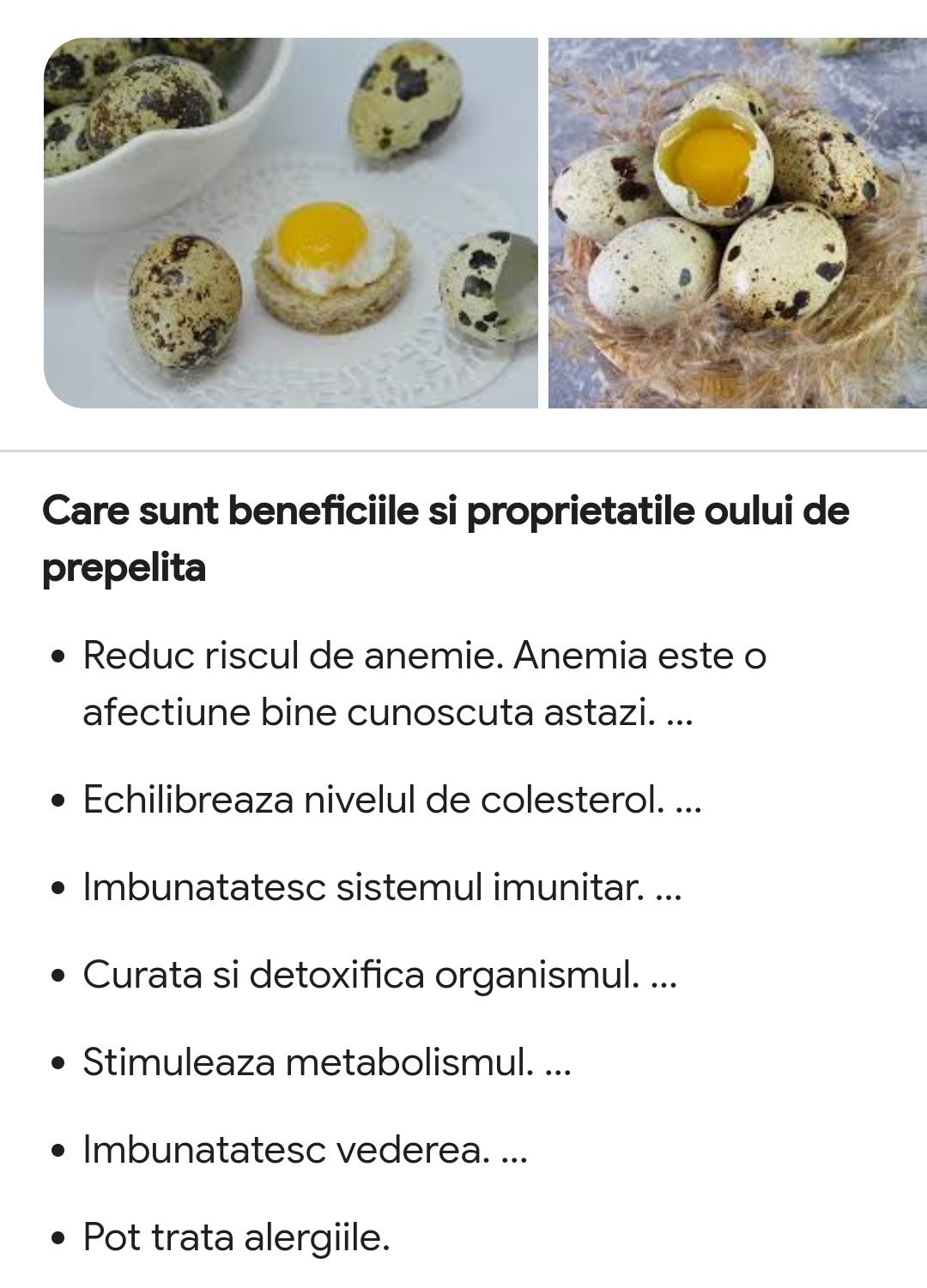 Oua prepeliță Ploiești