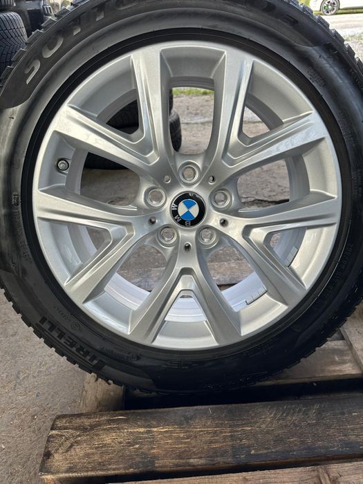 Jante originale BMW style 574 pentru X1 / X2 cu anv iarna 205/60 R17