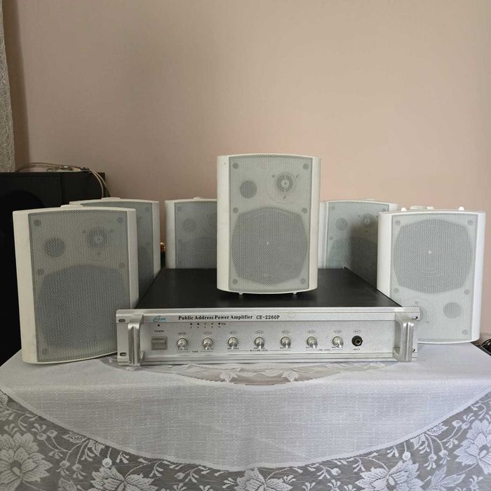 public address power amplifier установка фоновой музыки усилитель