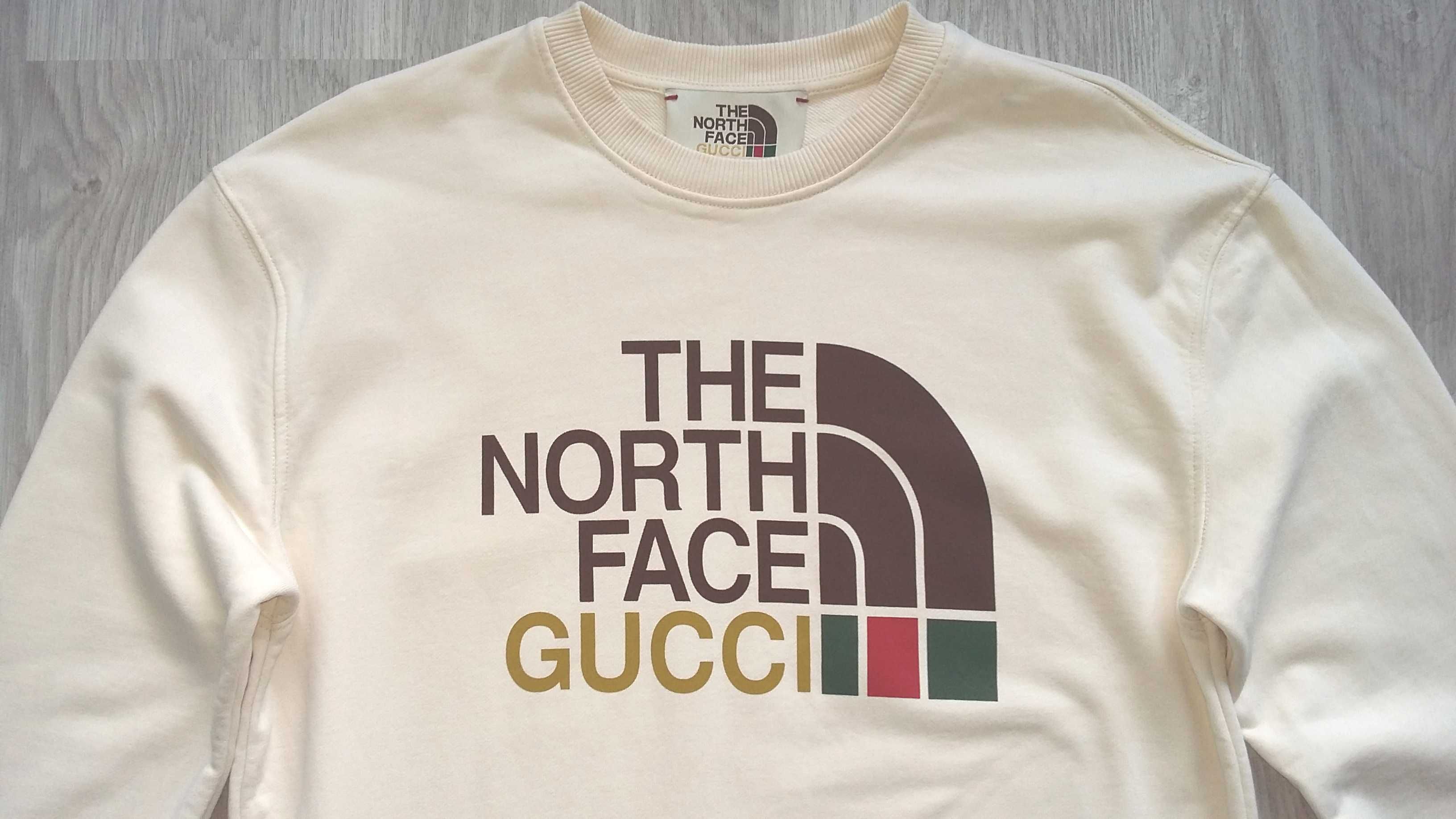 The North Face x Gucci суичър блуза фланела горница горнище джъмпер