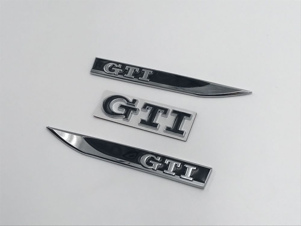 Set Embleme VW GTI negru