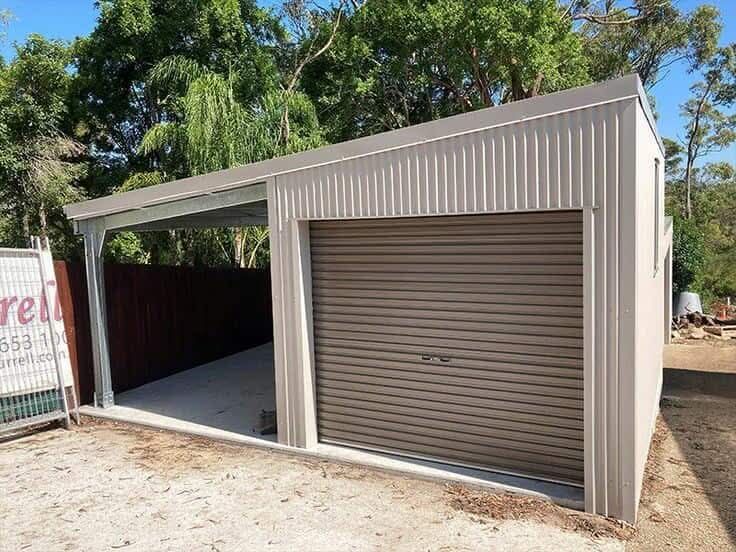 Garaje pe structura metalica