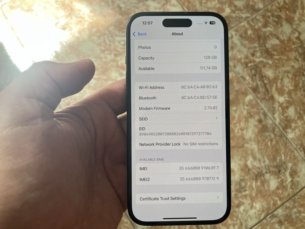 IPhone 15 128gb