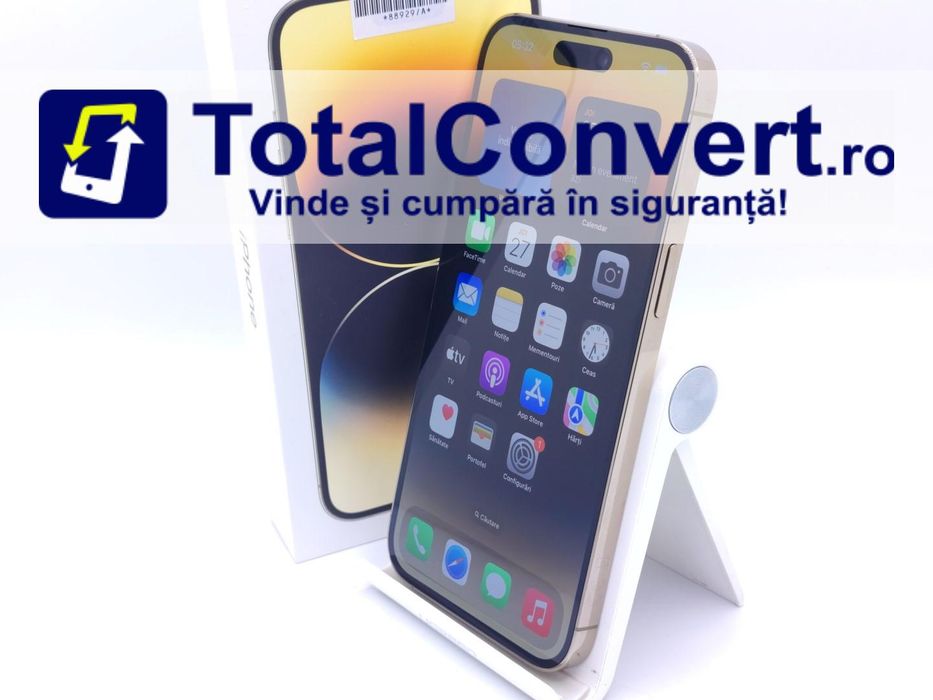 Apple iPhone 14 Pro Max 128GB Gold 6GB, Garantie 24 luni | #D88929