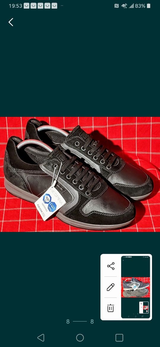 ** adidași *LACOSTE* 45 *original *50%reducere !!