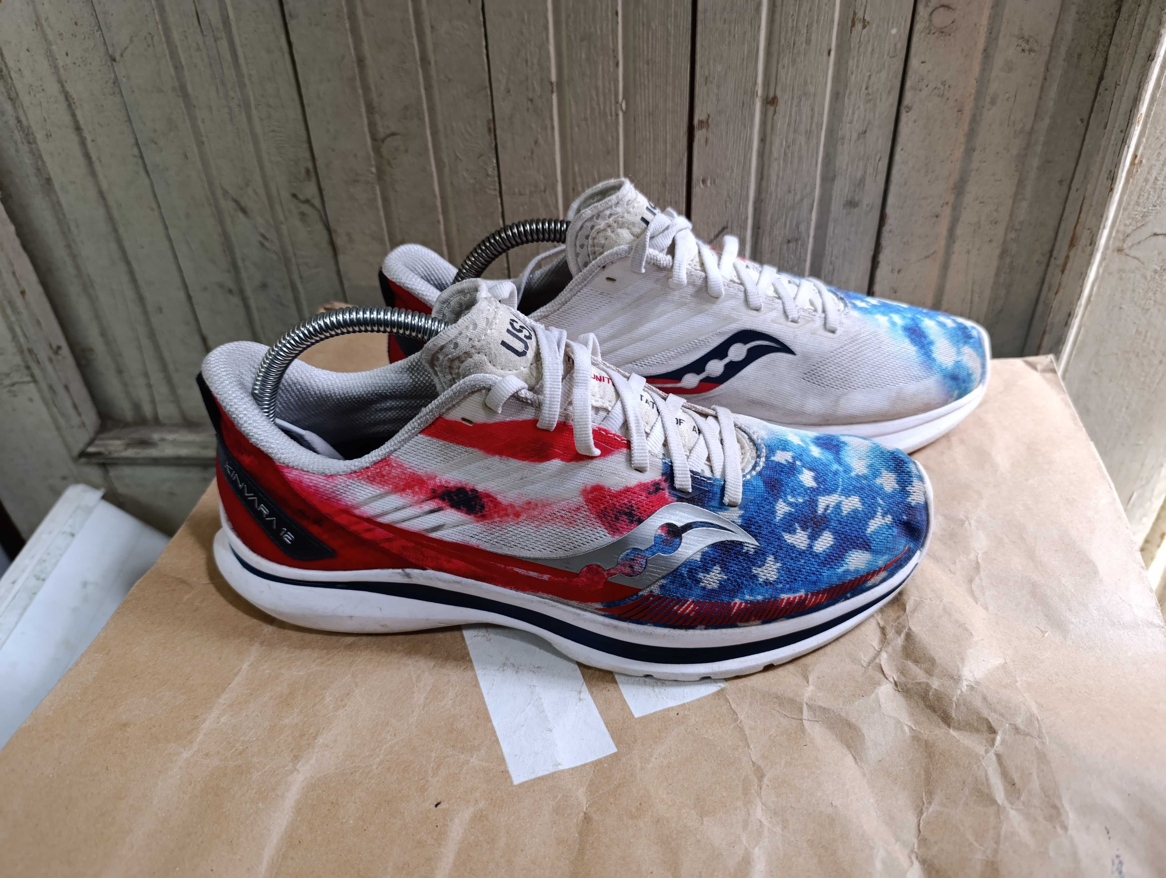 Saucony Kinvara 12 'ViZiPRO USA Flag''оригинални мъжки маратонки 43 н