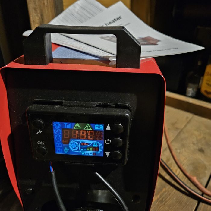 Мощна суха дизелова печка 8kW