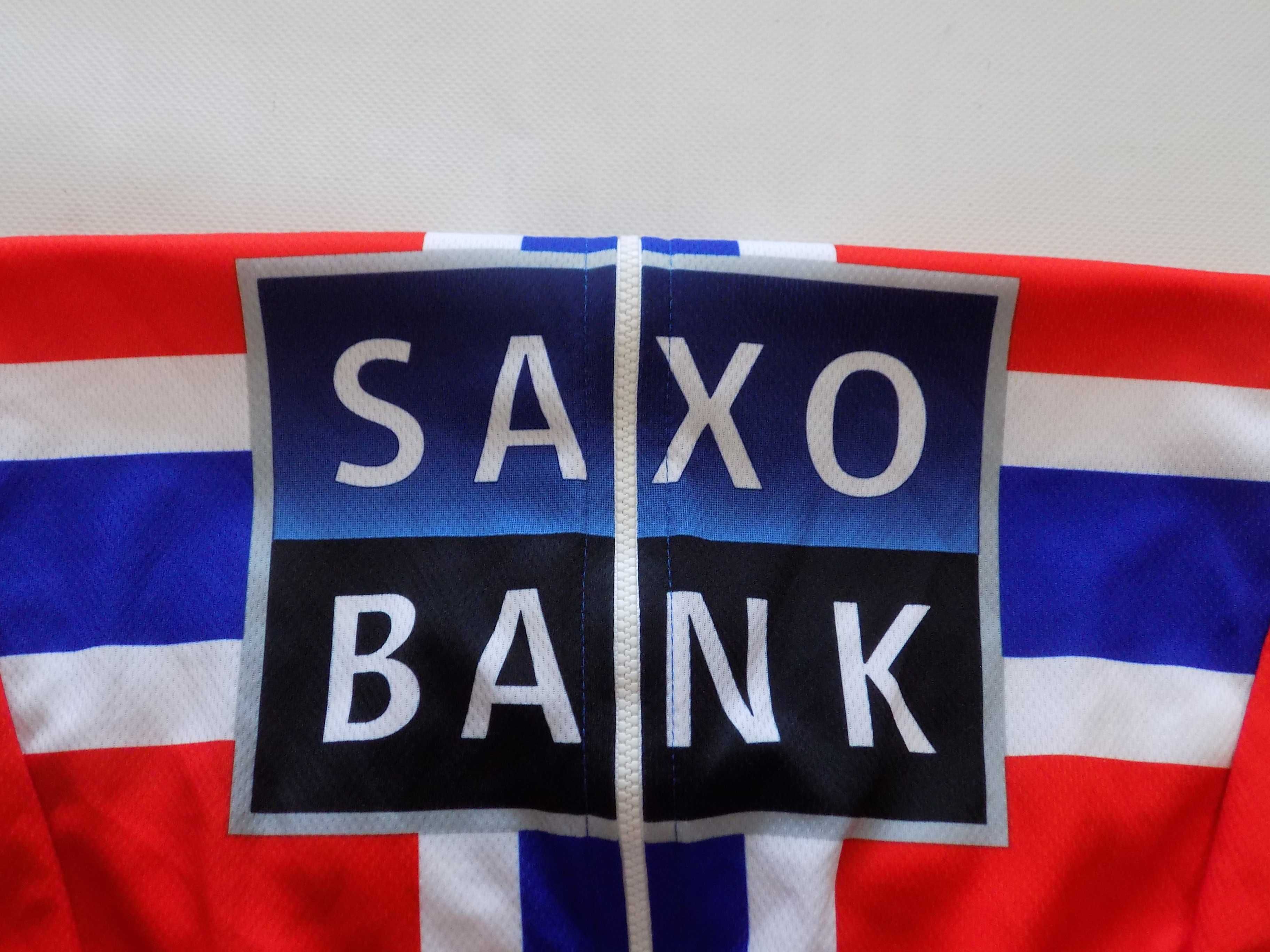 вело джърси craft saxo bank тениска мъжко колоездене оригинално XL/S