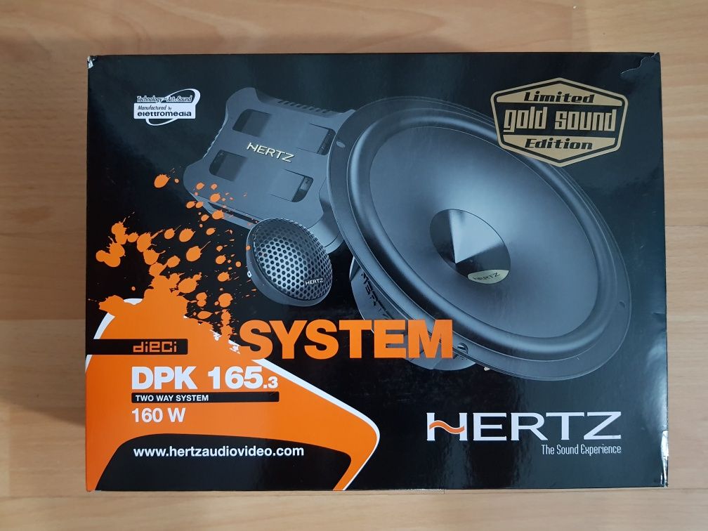 DIFUZOARE AUTO HERTZ DIECI PRO DPK 165.3, set sistem 2 cai 165mm, 80W