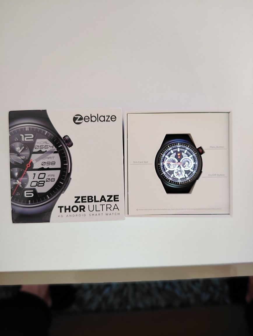 Smartwatch Zeblaze Thor Ultra 4G Negru, 1.43'' Ultra HD AMOLED, 2GB RA