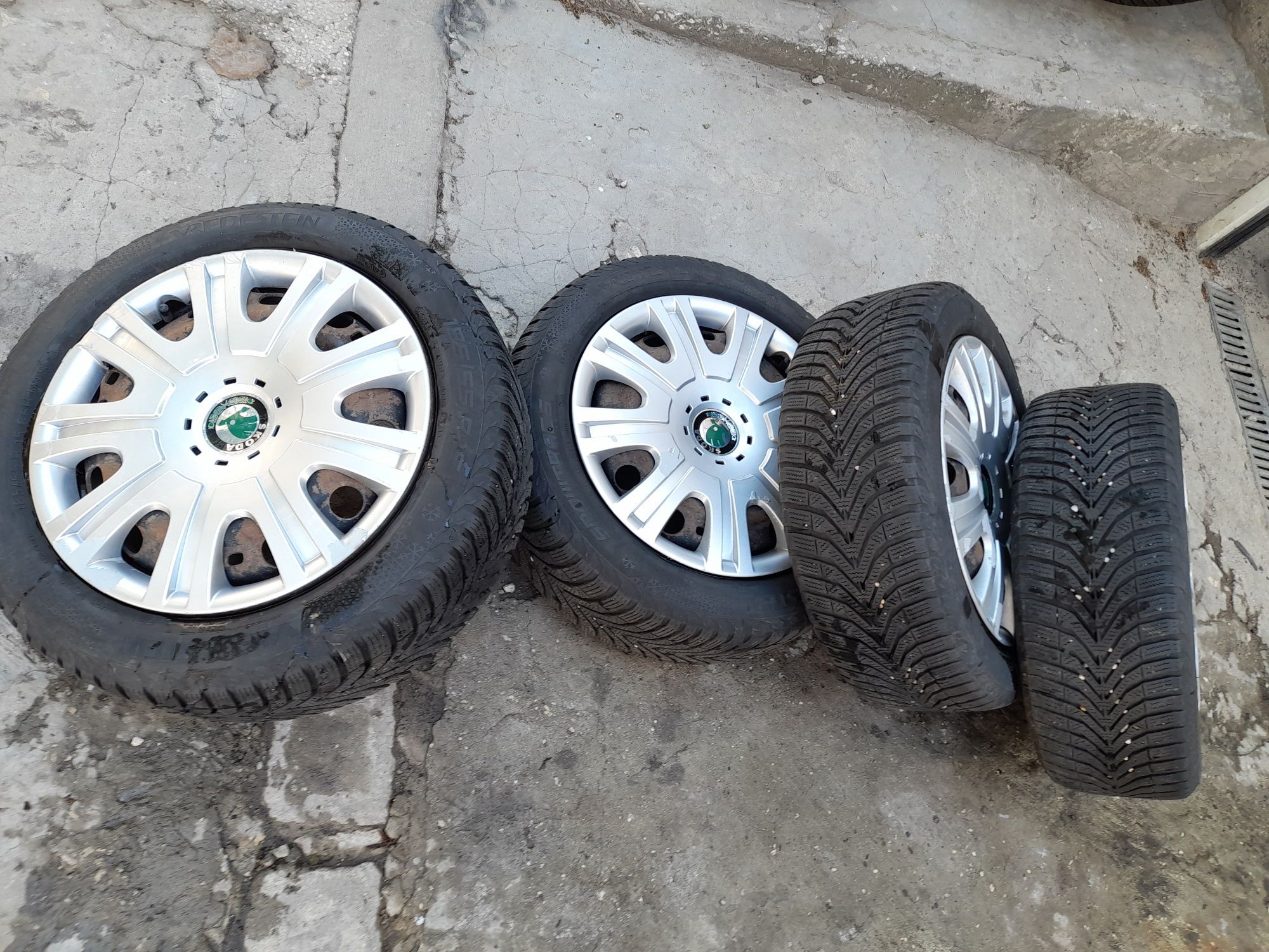 Джанти с гуми 185/55/15 Skoda Fabia
