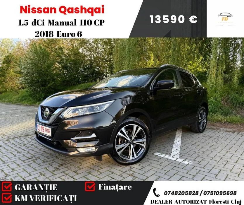 Nissan Qashqai Nissan Qashqai 1.5 DCI TEKNA Euro 6 Fara Adblue