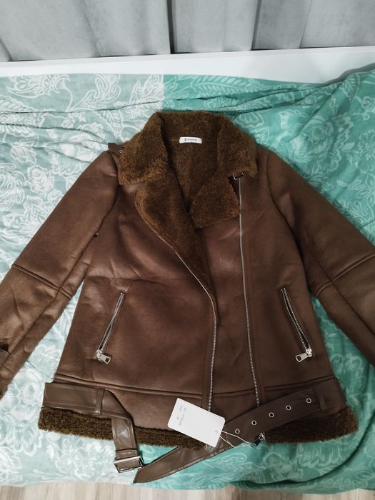 Ново кафяво дамско яке