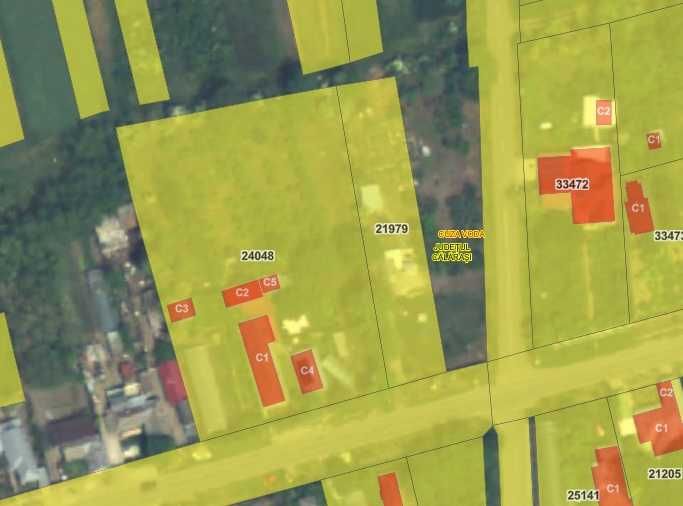 Teren de vanzare casa Cuza Voda Calarasii Vechi jud Calarasi 800 mp