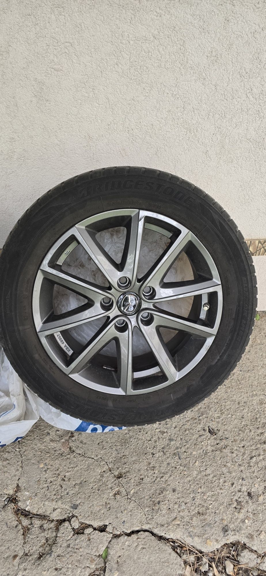 4бр. Джанти с гуми bridgestone 17/55/225 mazda мазда