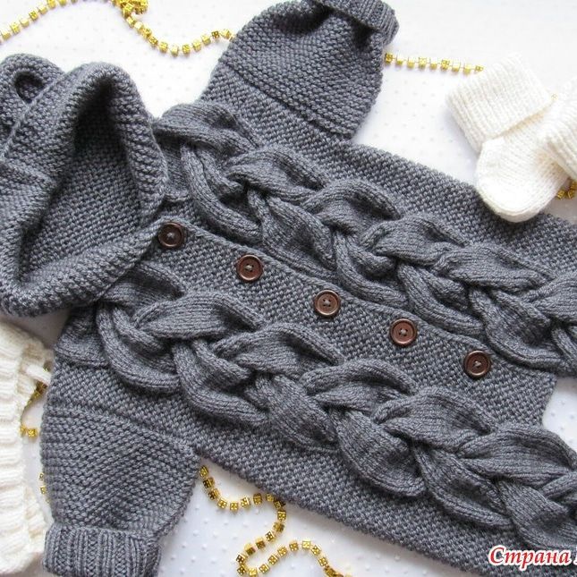 Вязаный комбинезон