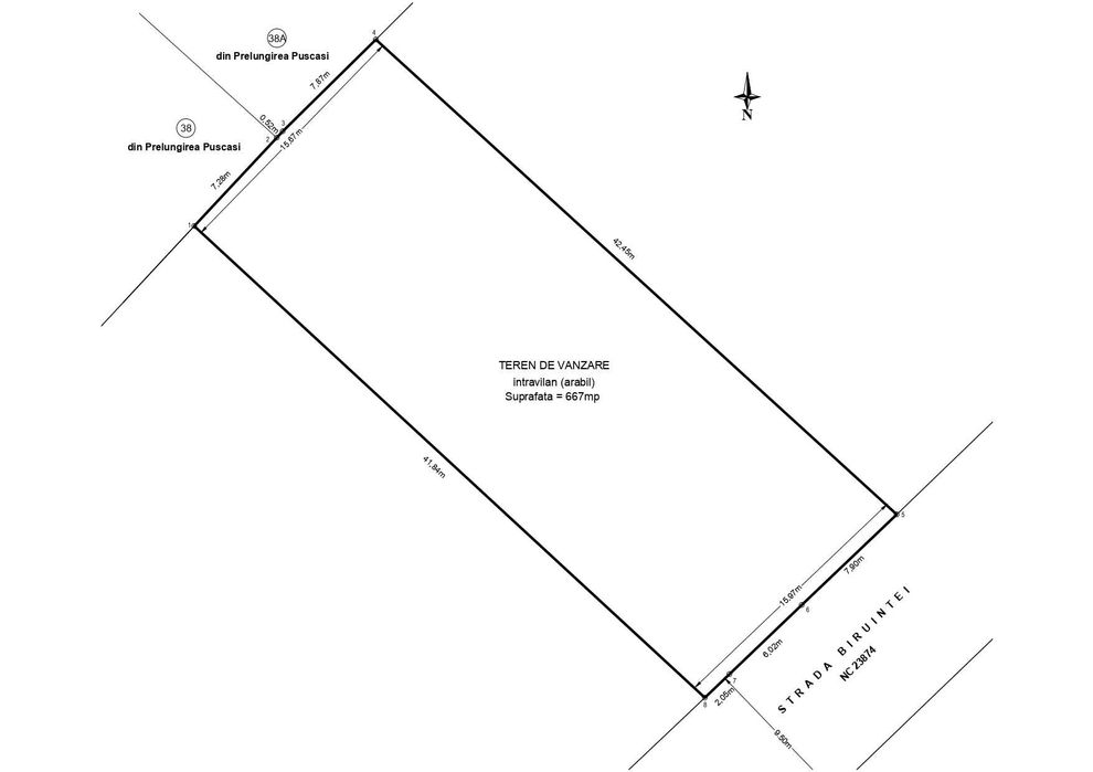 teren de vanzare URZICENI