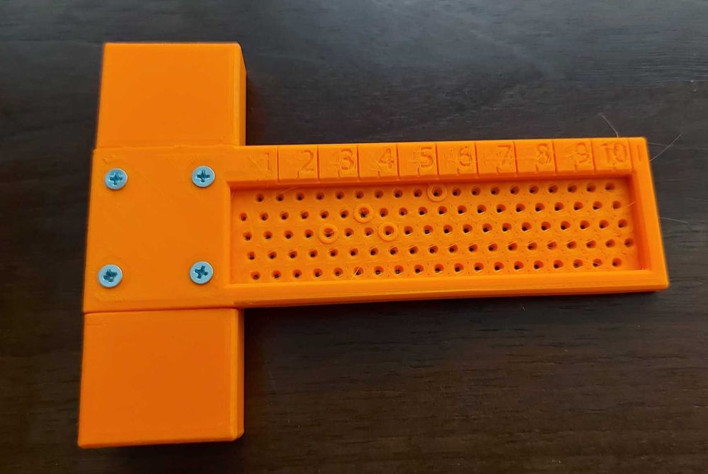 Sablon mobila de marcare paralela de la 1 la 100mm