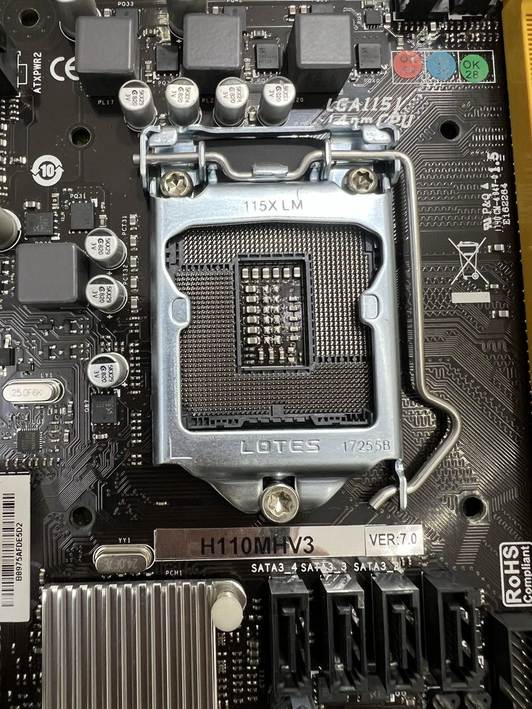 Продам материнскую плату H110M
