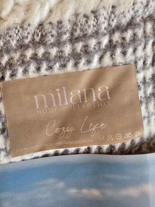 Pătura moale din fibra de bumbac