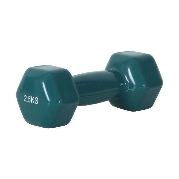 Винилови Гирички 2 × 2.5 кг Vinyl Dumbbells / Цветни Гири за Аеробика