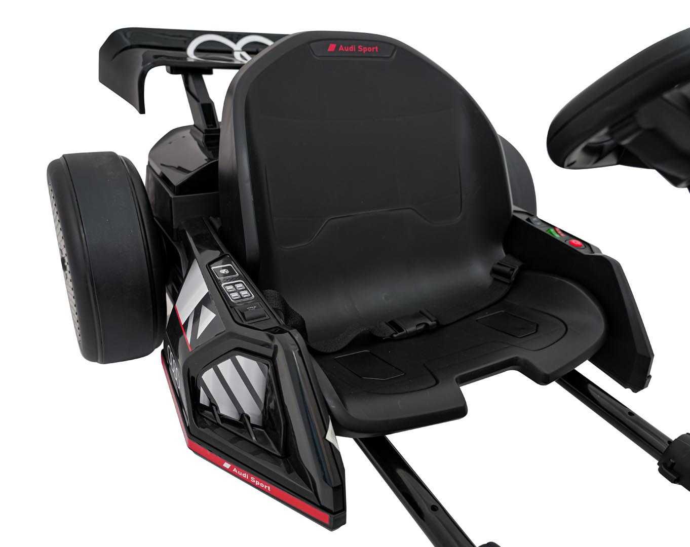 Kart electric pentru copii Autokids Audi Drift 24V 300W (007) Negru