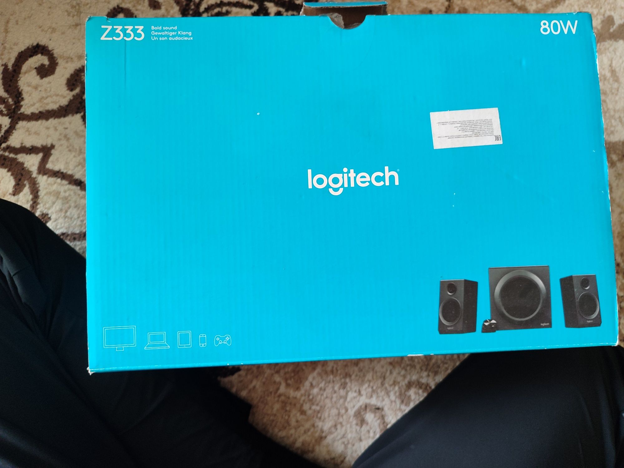 Колонки "Z333 LOGITECH" не разу не использовали