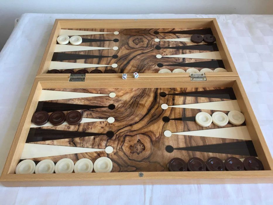 Joc Table (joc de Table) NOU - Lux lemn lacuit. SIGILAT!