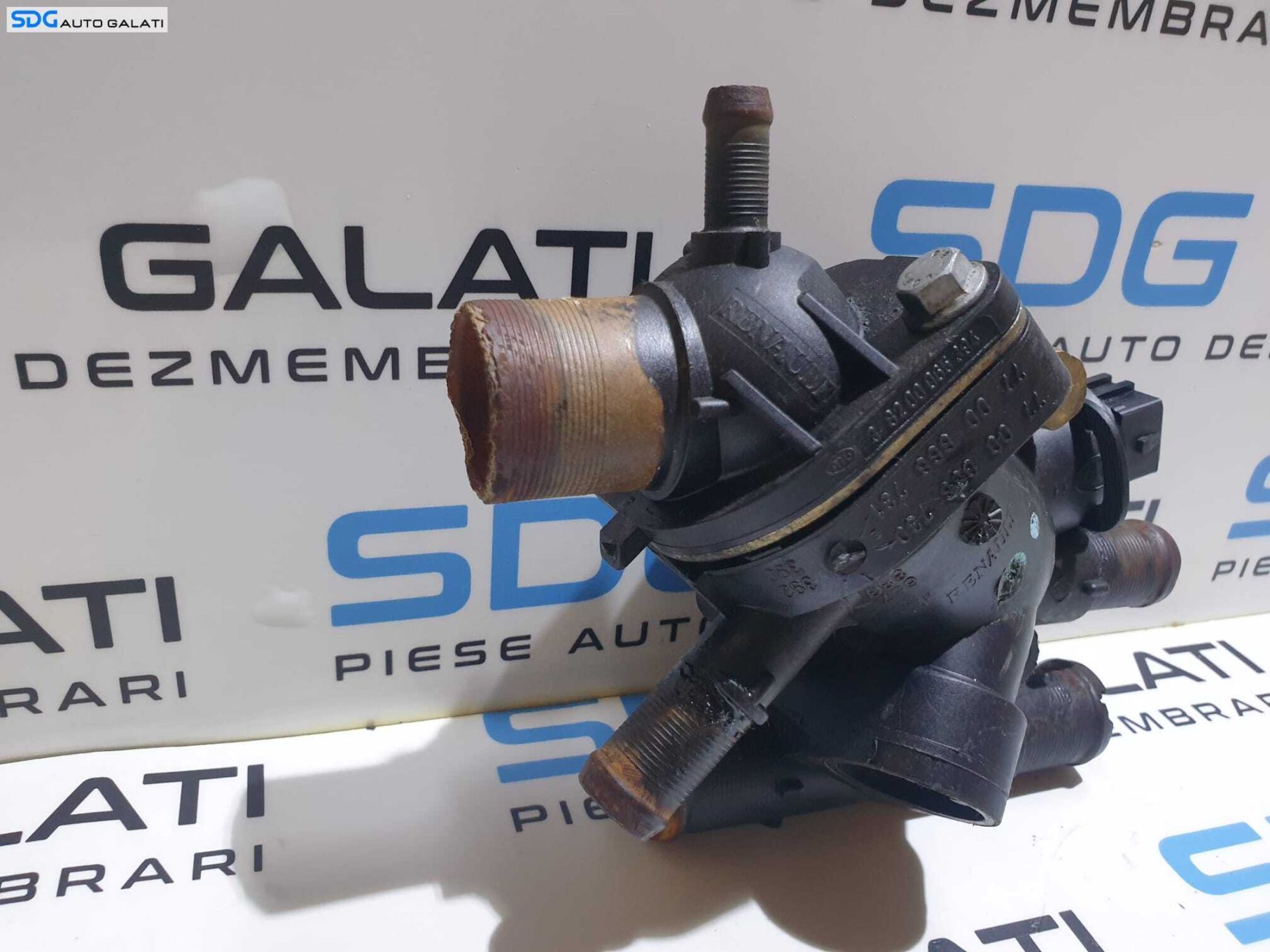 Corp Carcasa Termostat Racire cu Senzor Temperatura Apa Renault Clio 2 1.9 DCI 1998 - 2012 Cod 7700866730 7700866731 38200065394 [M6456]