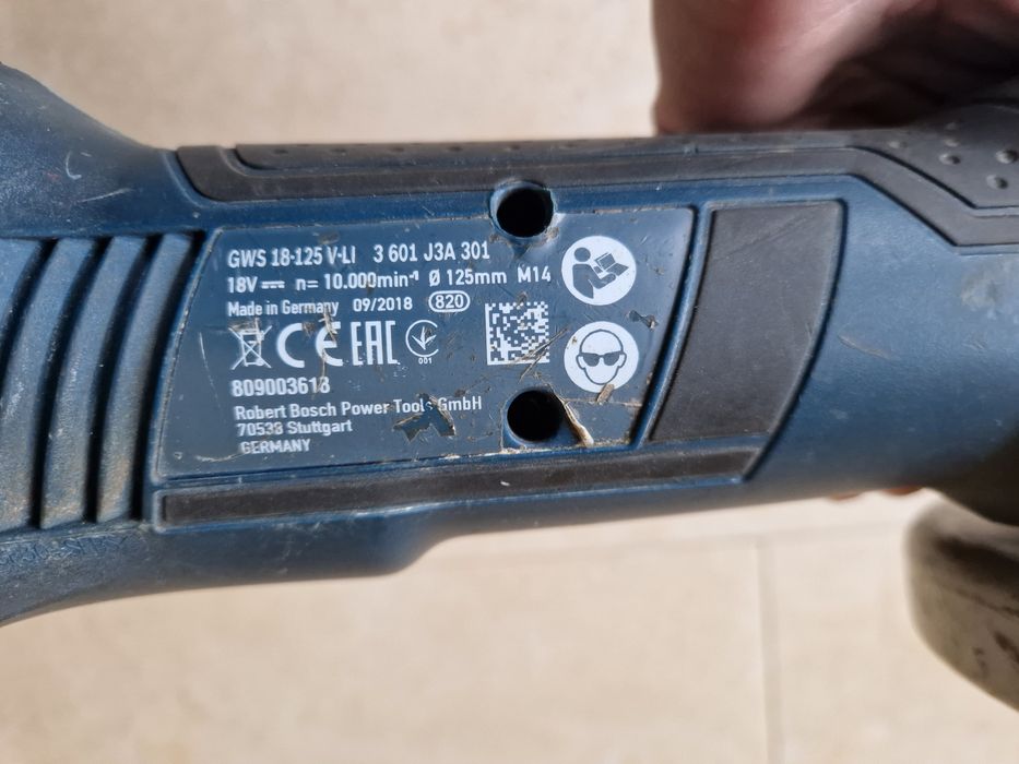 Bosch GWS 18-125 V - Li  / polizor unghiular 18 V