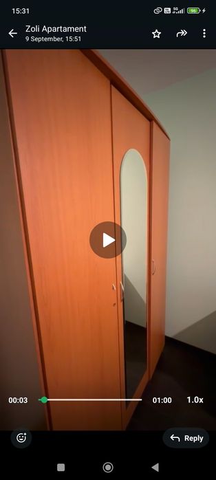 Vand mobila dormitor