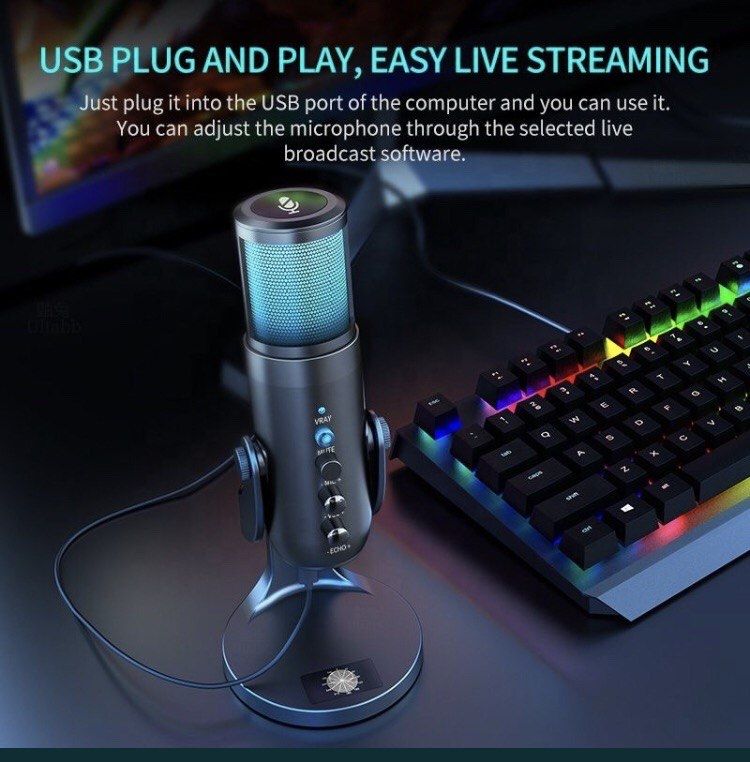 Usb mikrafon strim uchun,микрафон для стрима стрим микрафон