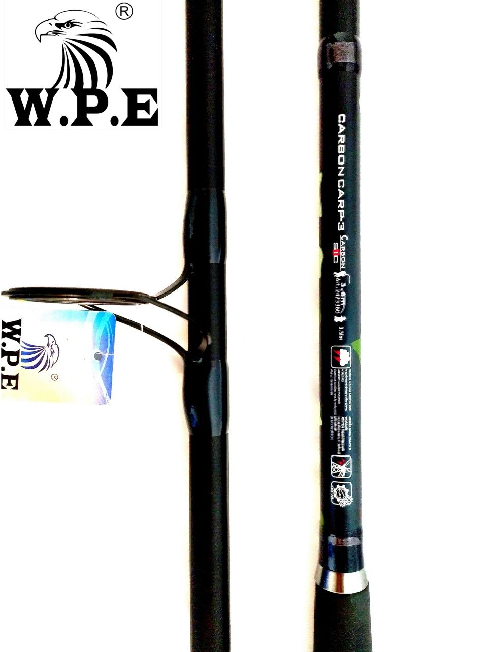 Удочка карповик "WPE STALKER 3.5 lbs" Длина-3.60 тест до-160