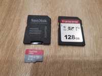 Карта памет SanDisk 256gb + Ttanscend 128GB