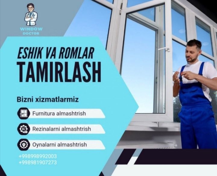 akfa eshik romlar tamirlash