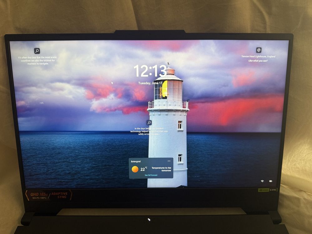 Лаптоп Asus TUF F15/QHD 165Hz 100% DCI-P3/i7 12700H/RTX 4060/1TB SSD/