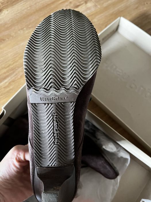 Botine piele intoarsa Hush Puppies, masura 41