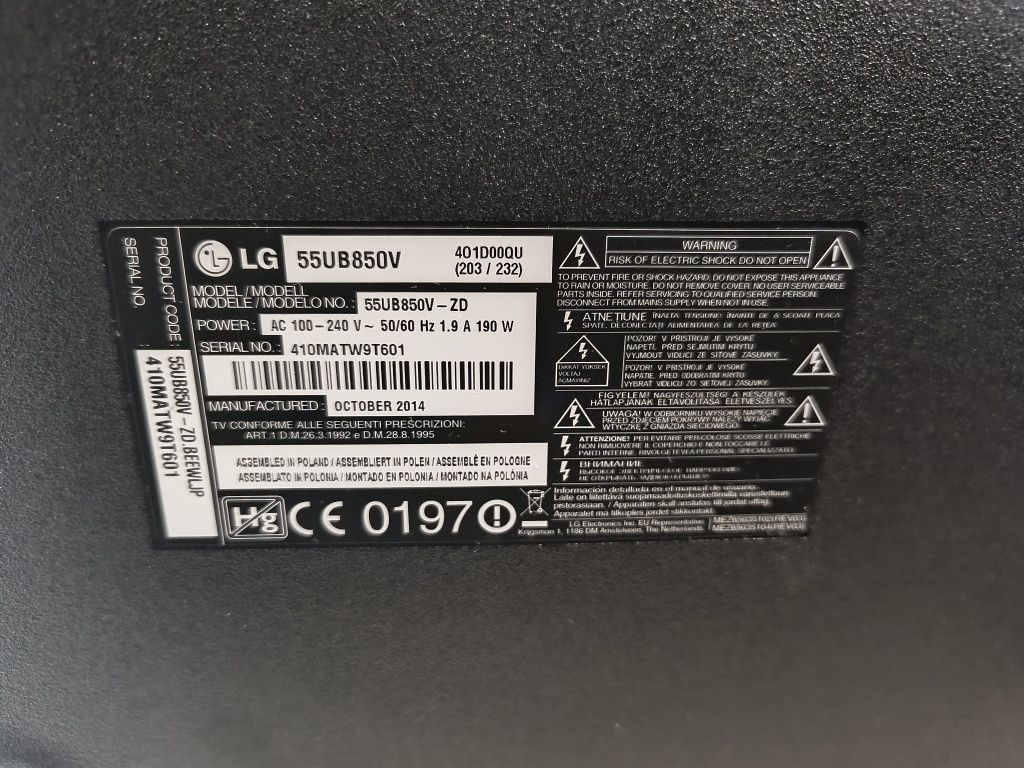 3D Смарт Телевизор LG 55" Ultra HD / 4K