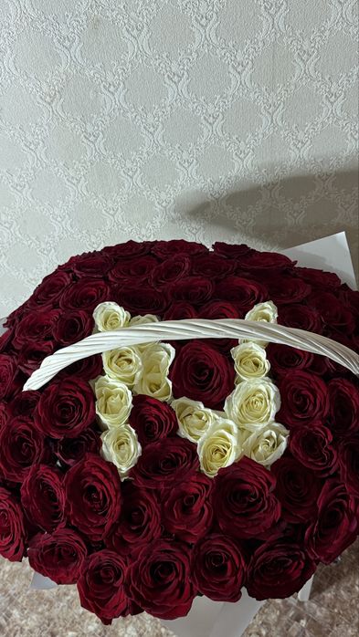 Цветы, в корзине