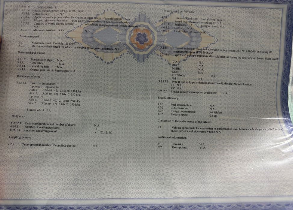 Tricicleta electrica ZT-18 trilux de vânzare